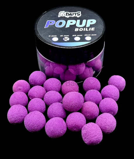 A - Baits Fluo Pop - Up Fekete Ribizli 15mm 150ml