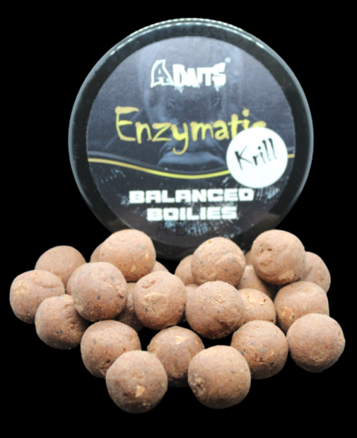 A - Baits - Enzymatic Black GLM Balanced Bojli 20mm 150g