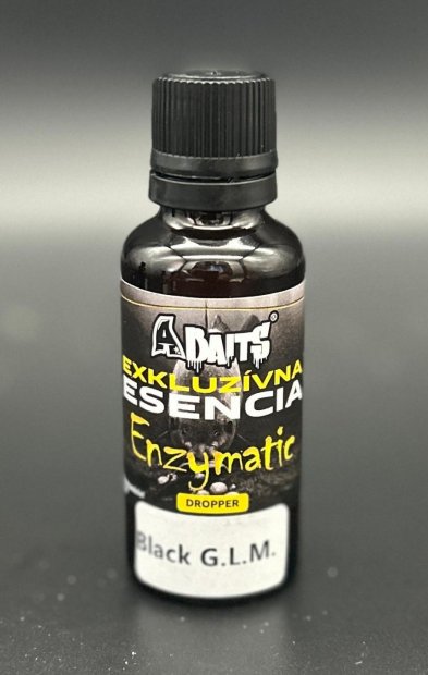 A - Baits Enzymatic Black G.L.M Dropper - Eszencia 30 ml