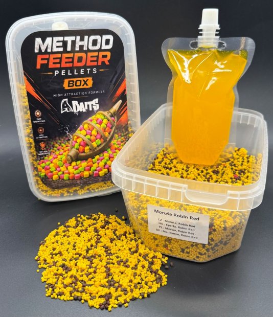 A - Baits Method Pellet Box - Faeper - Robin Red Új termék Rendelhető 