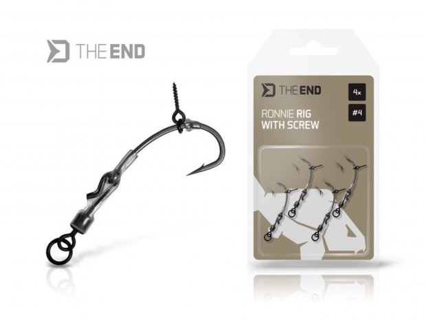 THE END Ronnie Rig szerelék / 4 db 8-as méret THE END Ronnie Rig szerelék / 4 db 8-as méret