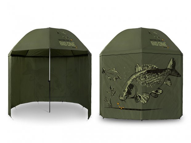 Delphin BigONE CARP Esernyő oldalfalakkal 250cm Delphin BigONE CARP Esernyő oldalfalakkal 250cm