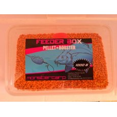 Monster Carp Feeder Box-Mussel (kagyló-pellet+Booster 1 kg )