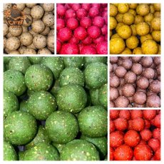 CFB - Etető Főtt Bojli Fruit - Édes Gyümölcsök Piros 24 mm 1 kg
