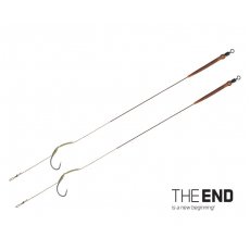 Delphin THE END Skin rig kötött horog / 2db 20cm/25lbs/ 6-os méret